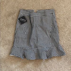 Plaid skirt